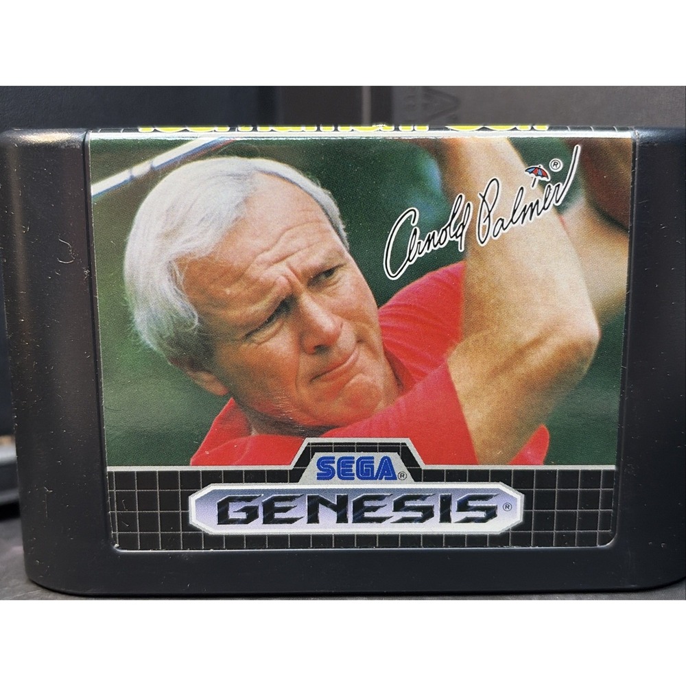 SEGA Arnold Palmer Tournament Golf Sega Genesis 1989 Sports Video Game with Case - Picture 4 of 6